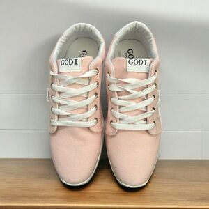 GODI CCCXIII Edsel Low Top Sneakers | Pink| New | Unisex